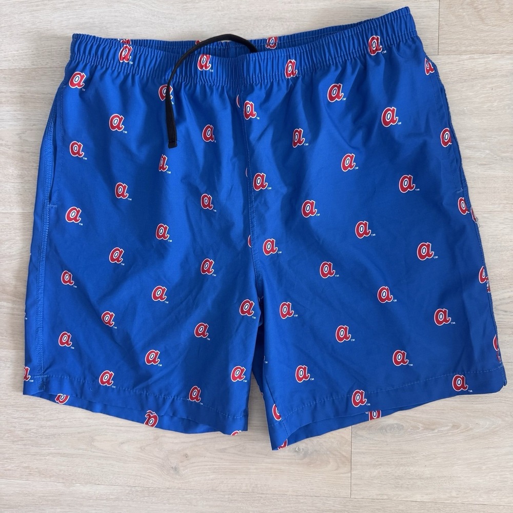 Cooperstown Collection Atlanta Braves Swim Trunks Mens Large MLB Shorts